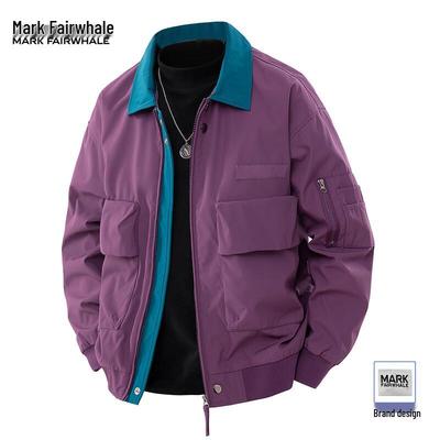 Mark Fairwhale Men's Loose Fit Casual Workwear Jacket