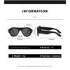 Large Square Frame Versatile Retro Sunglasses Women Men Outdoor Sports UV400 Sun Glasses for Sunscreen Fishing Traveling Cycling