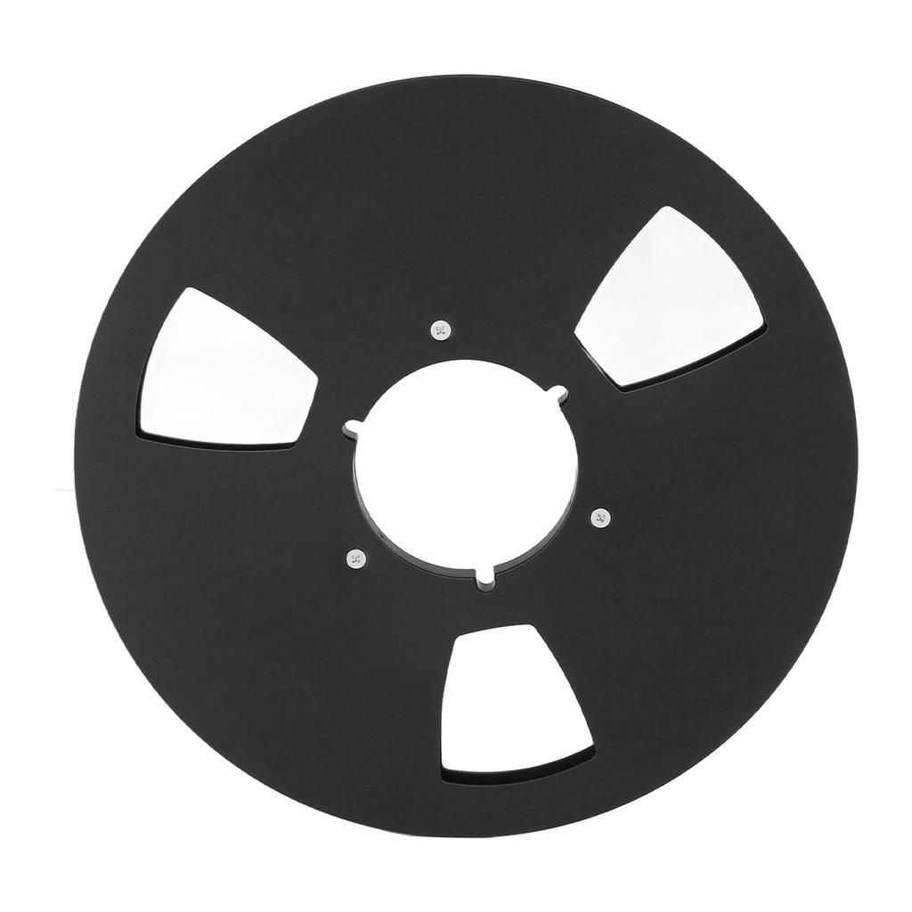 1 4 10.5 Inch Empty Tape Reel 3 Holes Universal Sound Tape Takeup Reel for Recording Open Reel Takeup Reel Machine Black