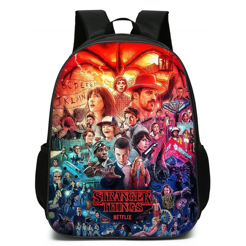 Stranger Things Backpack For Men Women Teenagers School Bag Outdoor Laptop Travel