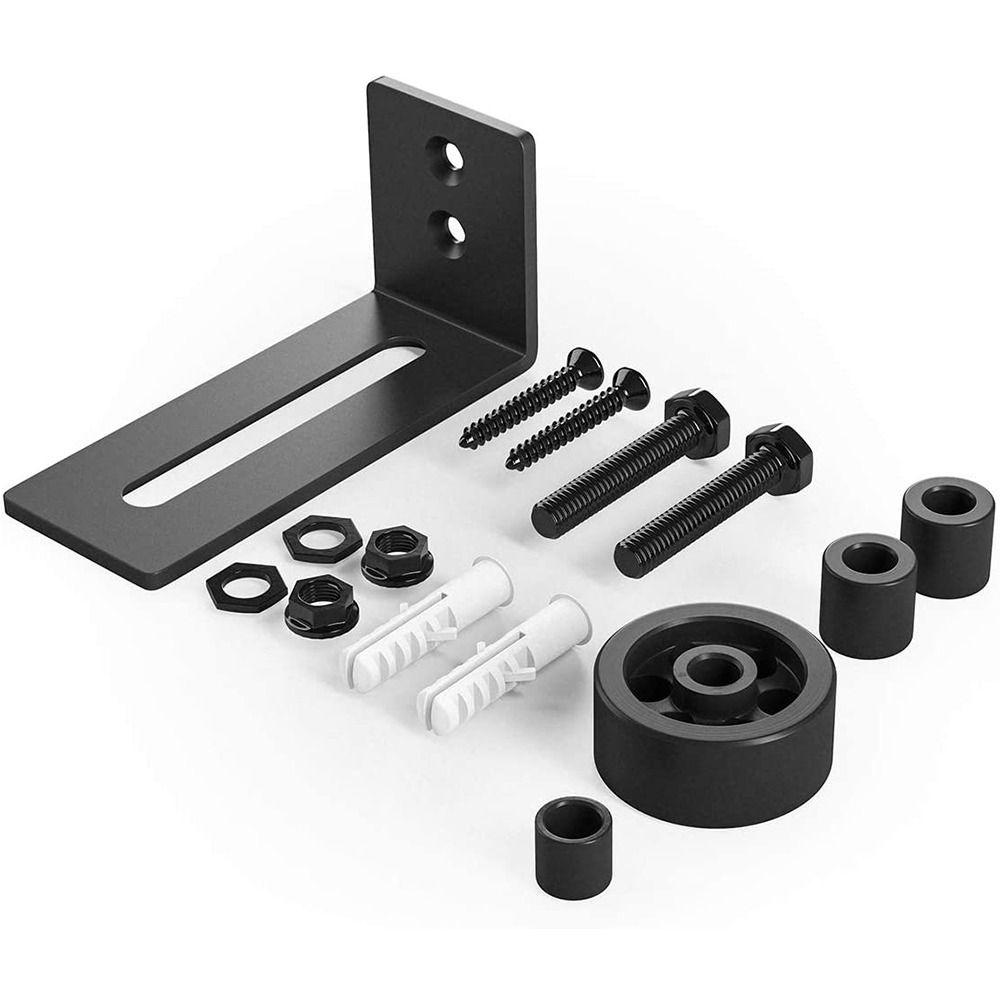 Stay Roller Door Slides Rails Adjustable Sliding Barn Bottom Sliding Door Guide  for Barn Door