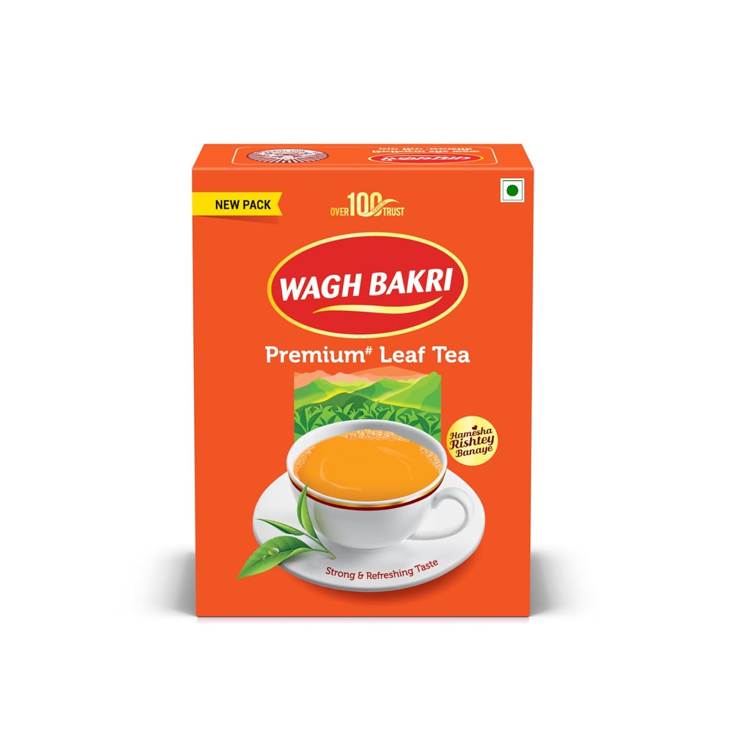 Wagh Bakri Premium Leaf Tea Carton Pack 250g Strong Taste Rich Aroma Handpicked Assam Tea