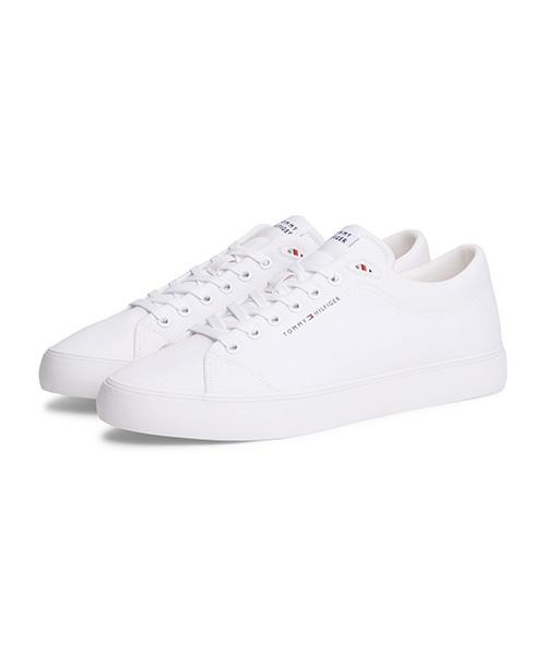 Tommy Hilfiger Harlem Core Canvas Sneakers - White T52G1ARS300MT1YBS