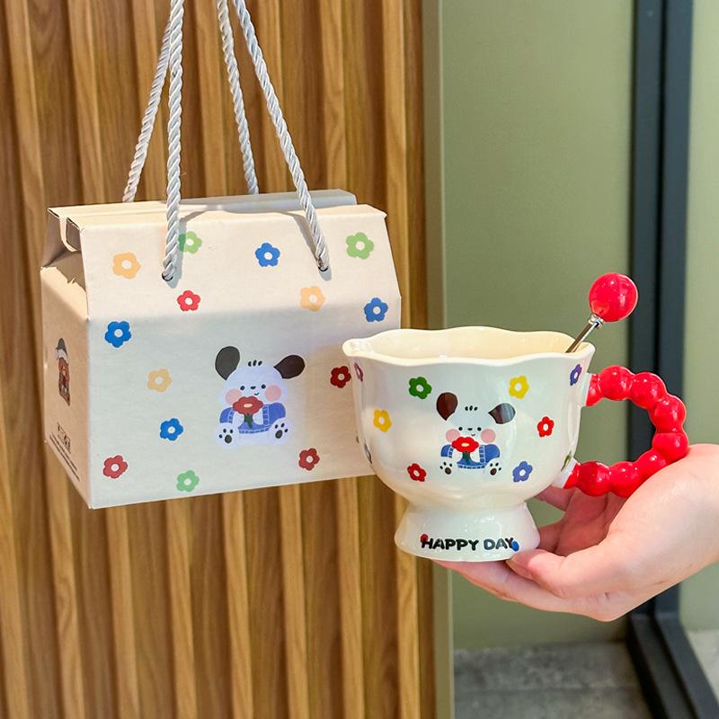 Vysoce hodnotný domácí hrnek Pacha dog keramický hrnek Dívčí hrnek na kávu Pár vodní hrnek Dárek k narozeninám