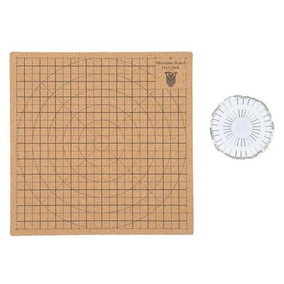 Macrame Board Double Side Macrame Project Board DIY Grids Braiding Board with Pins for Jewelry