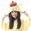 SAZAC Sanrio Pompompurin Fleece Kigurumi for Children, 110cm