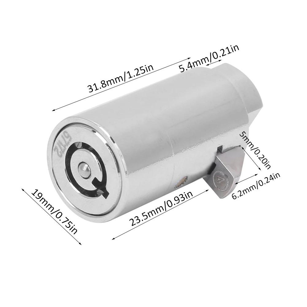 For Automatic Zinc Alloy Lock Cylinder for Vending Machines and Safe Boxes Includes One Lock and Three Unique Keys