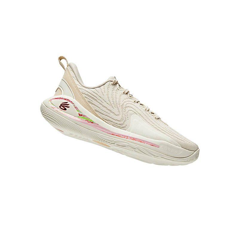 Under Armour Curry Flow 12 Pantofi de Baschet Copii Low top Bej Unisex 3028505-280