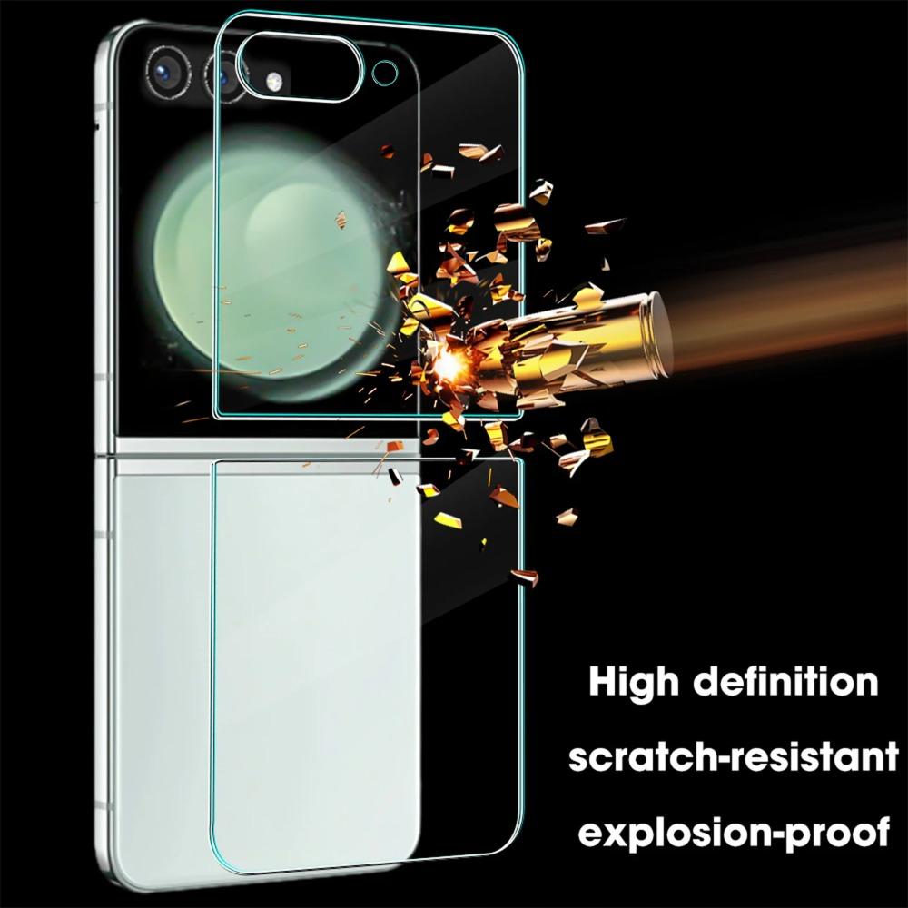 6 In1 Front Back Screen Protector for Samsung Galaxy Z Flip 7 6 5 Anti-shatter Tempered Glass for Samsung Z Flip 6 Flip 5 Films