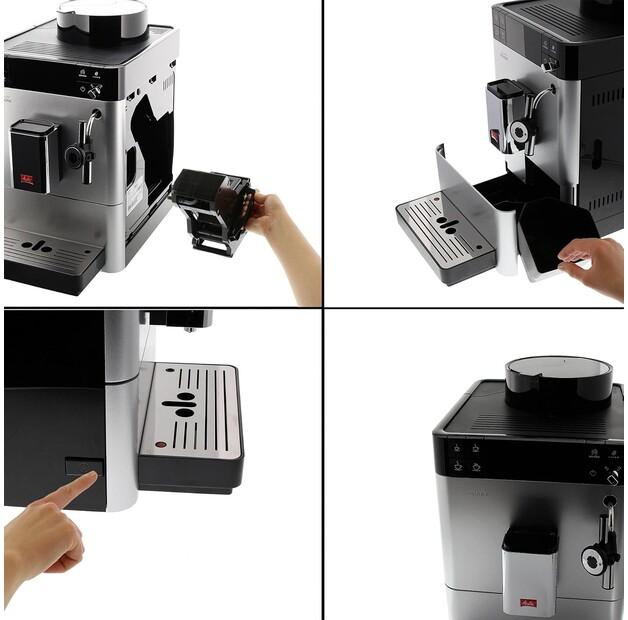 Kávovar Melitta Caffeo Passione stříbrný (F53/0-101)