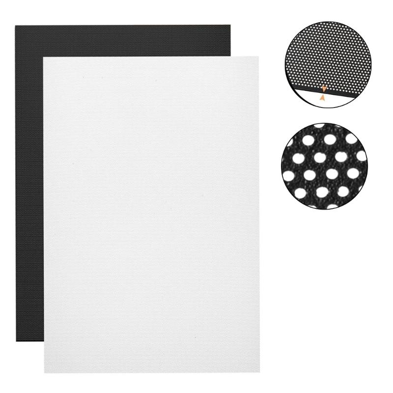 20Pcs Fursuit Eye Mesh 0.5mm Printable PVC Mesh Canvas Sheets for Fursuit Furry Costumes Cosplay Props Home Decoration