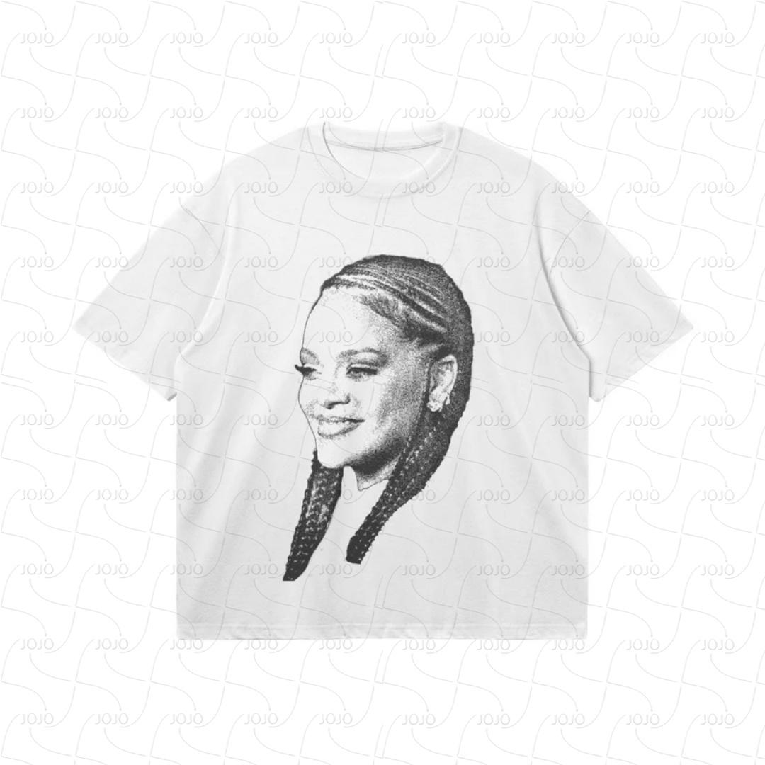 

Rapper A$AP Rocky Rihanna Retro Graphic Couple T-Shirt Men s Hip Hop Clothing Y2k Unisex Fashion Oversize Top Gift for Fan 4XL