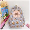 Lightweight Spacious And Kids Backpack With Capybara Design Perfect For Days School