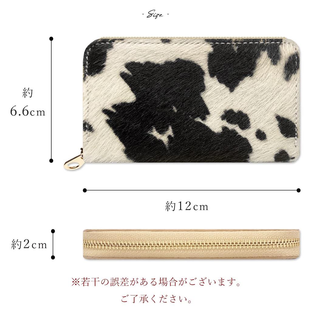 Genuine cowhide leather coin purse for women, round zipper closure, compact, simple, luxurious cowhide leather, perfect for sophisticated women.