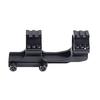 HWZ 1-inch 25.4mm 30mm Scope Mount Solid Black Cantilever Flat Top Dual Ring Adjustable