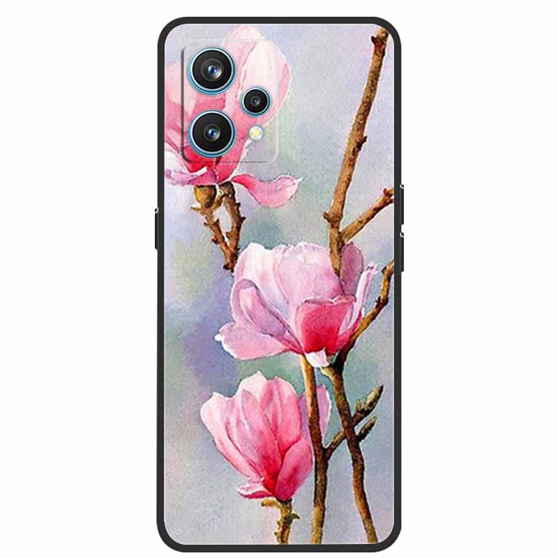 For Realme 9 Case RMX3521 Shockproof Soft silicone TPU Back Cover For Realme9 4G Phone Cases Realme 9 6.4 inch Cute Cartoon Bag