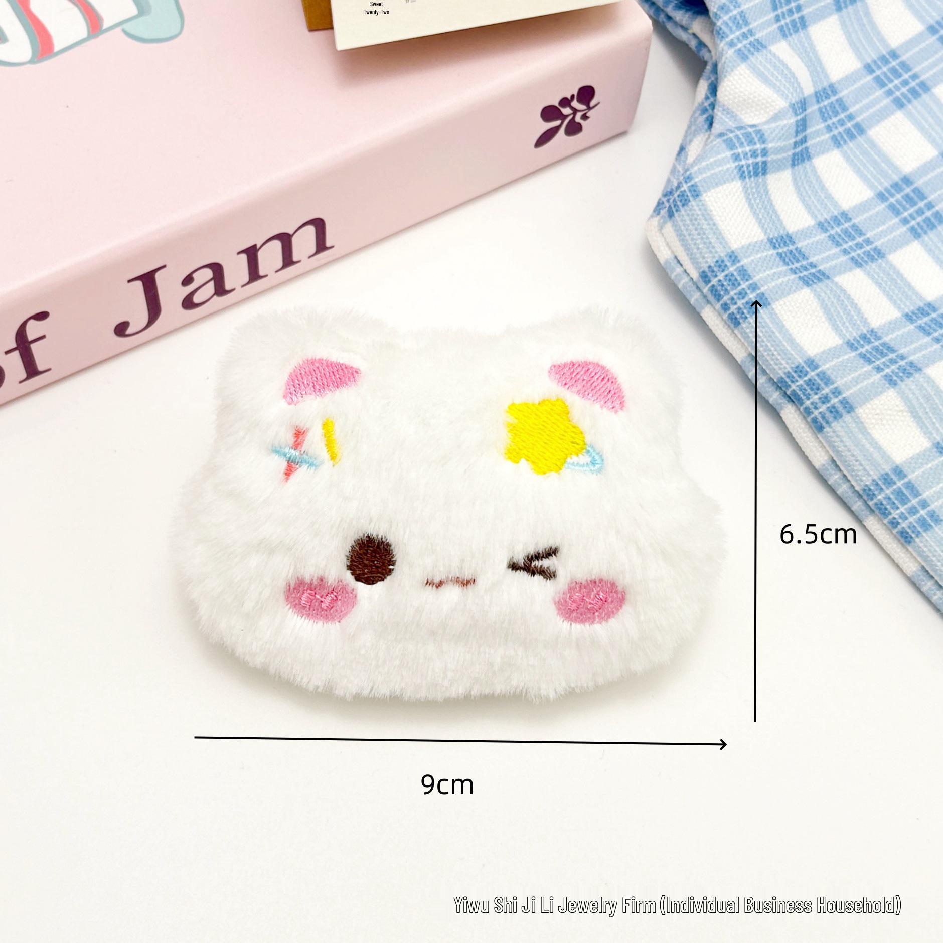Adorable Rabbit Squeak Pendant & Heart Doll Brooch - Cute DIY Hair & Clothing Accessories