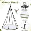 Adjustable Bird Feeder Seed Catcher Tray 15/24/30inch Diameter Outdoor Feeding Platform Spillproof Design Garden Use