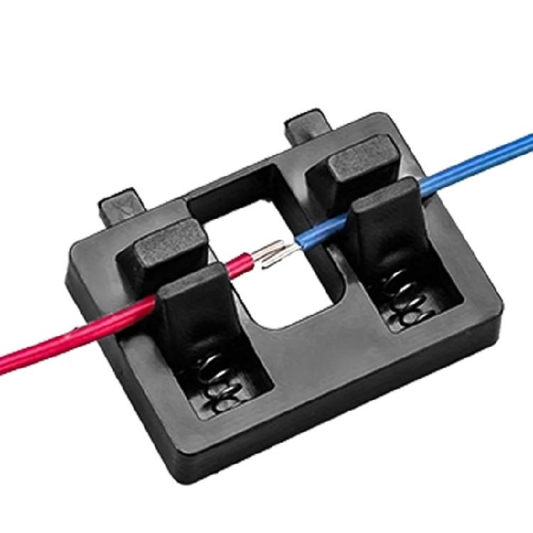 Set of 3 Heat Resistant Wire Clip Wire Welding Fixture Secure Electrical Connection ABS Construction Workshop Essential