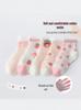 5 Pairs of Breathable Mesh Mid-Calf Lace Socks for Baby Girls - Perfect for Spring/Autumn