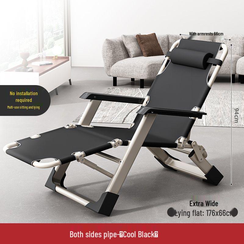 Reclining Foldable Lounge Chair for Napping, Office, or Home Use