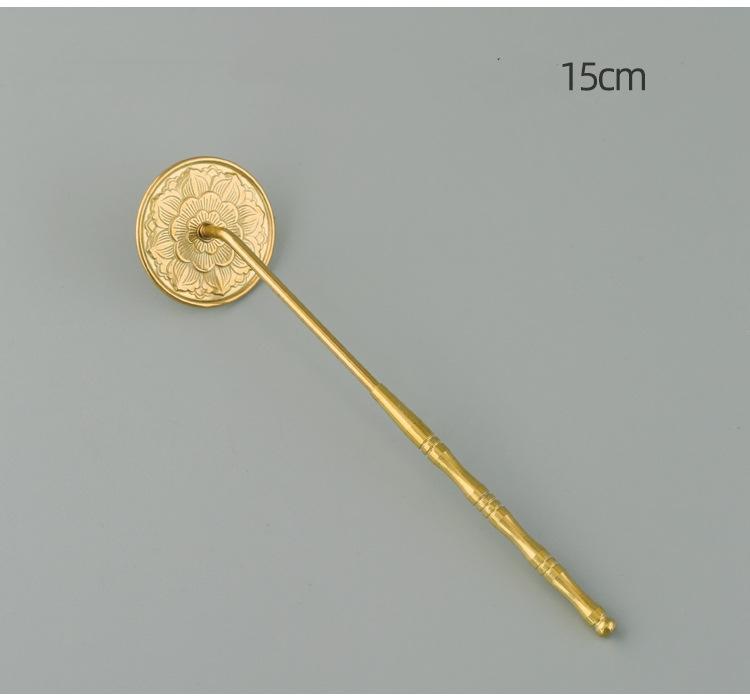 

Brass Incense Seal Tool DIY Play Extension Incense Seal Incense Shovel Incense Scoop Ash Incense Sweep Incense Supplies Tools