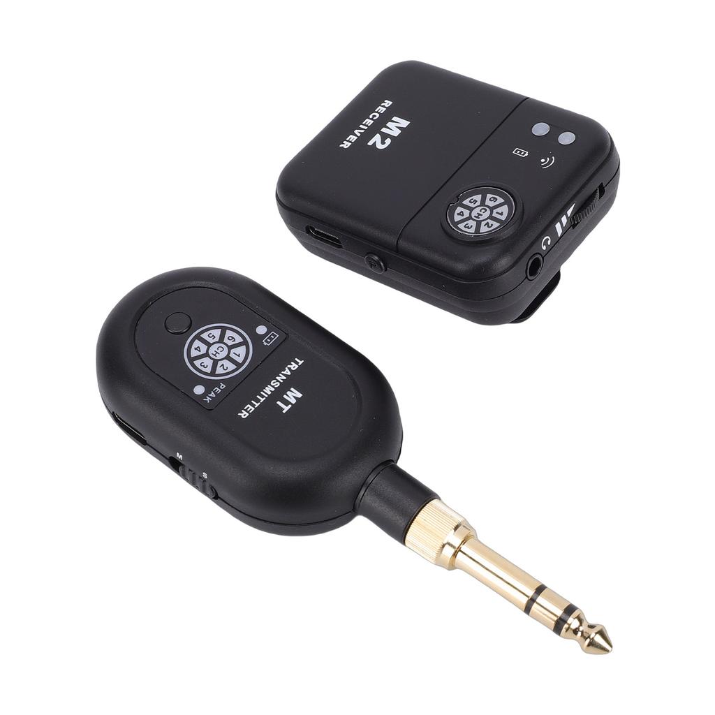 2.4G Wireless In Ear Monitor System Ultra Low Latency 10.8ms Real Time Monitoring 6 Independent Channels Transmitter