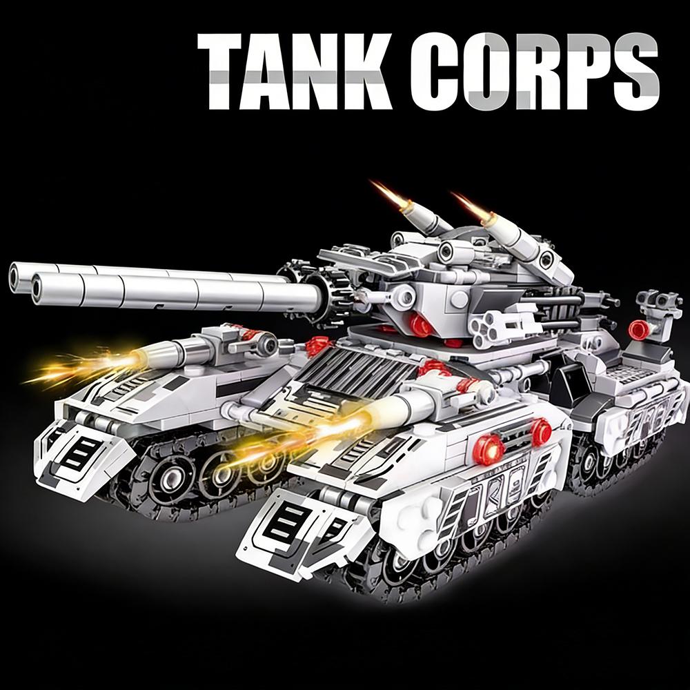 

2026 Military Vehicle Tank 8in1 Airplane Truck Model Building Blocks DIY Bricks Kids Educational Construction Toys Gifts for Boy
