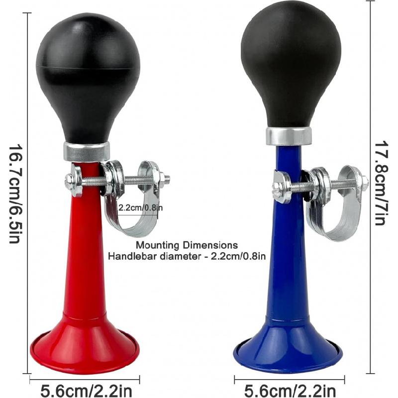 Aluminum Alloy Bike Horn, Loud Bicycle Horns for Kids and Adults,Retro and Easy-to-Install Bicycle Accessories