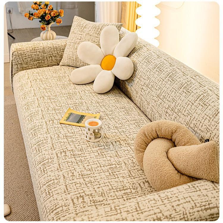 Universal Elastic Sofa Cover for All Seasons New Anti Cat Scratch Straight Sofa Cover All Inclusive Universal Protective Cover