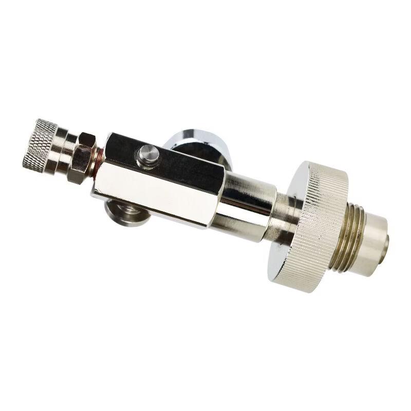 Diving First Stage Regulator Adapter with Pressure Gauge