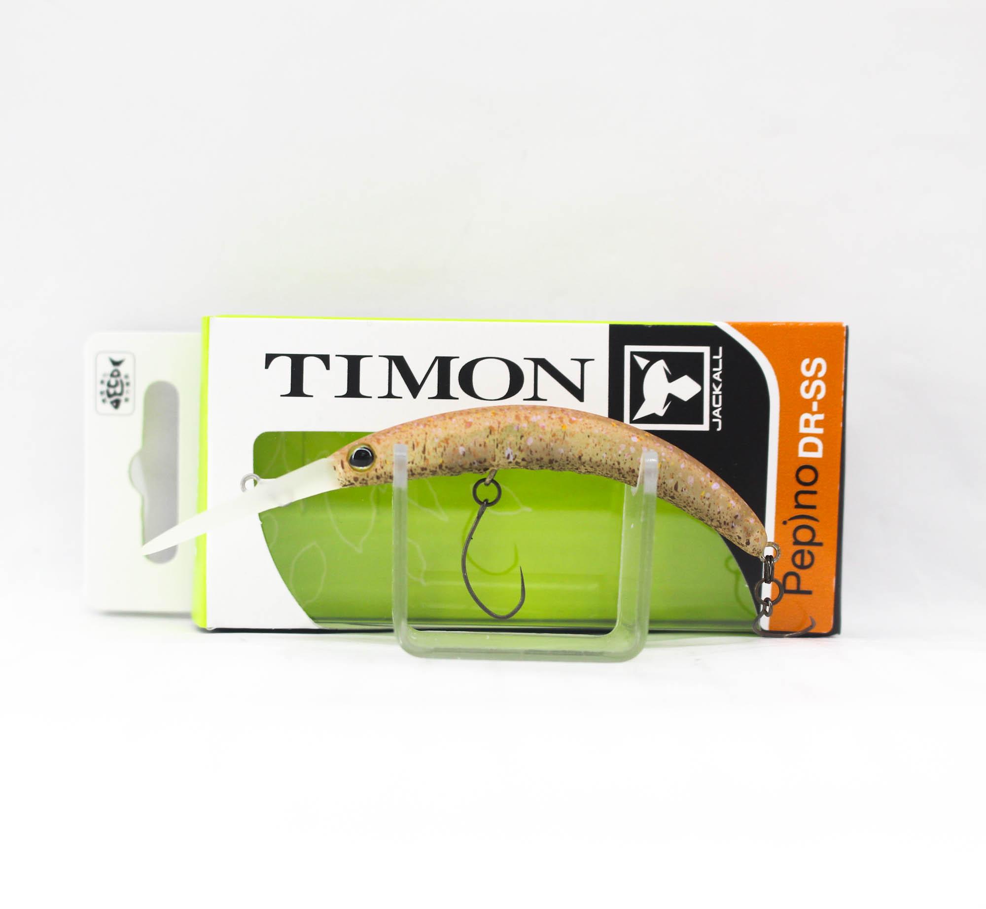 Jackall Timon Pepino DR-SS 56mm Slow Sinking Lure Tackey Glow Brown (2355)