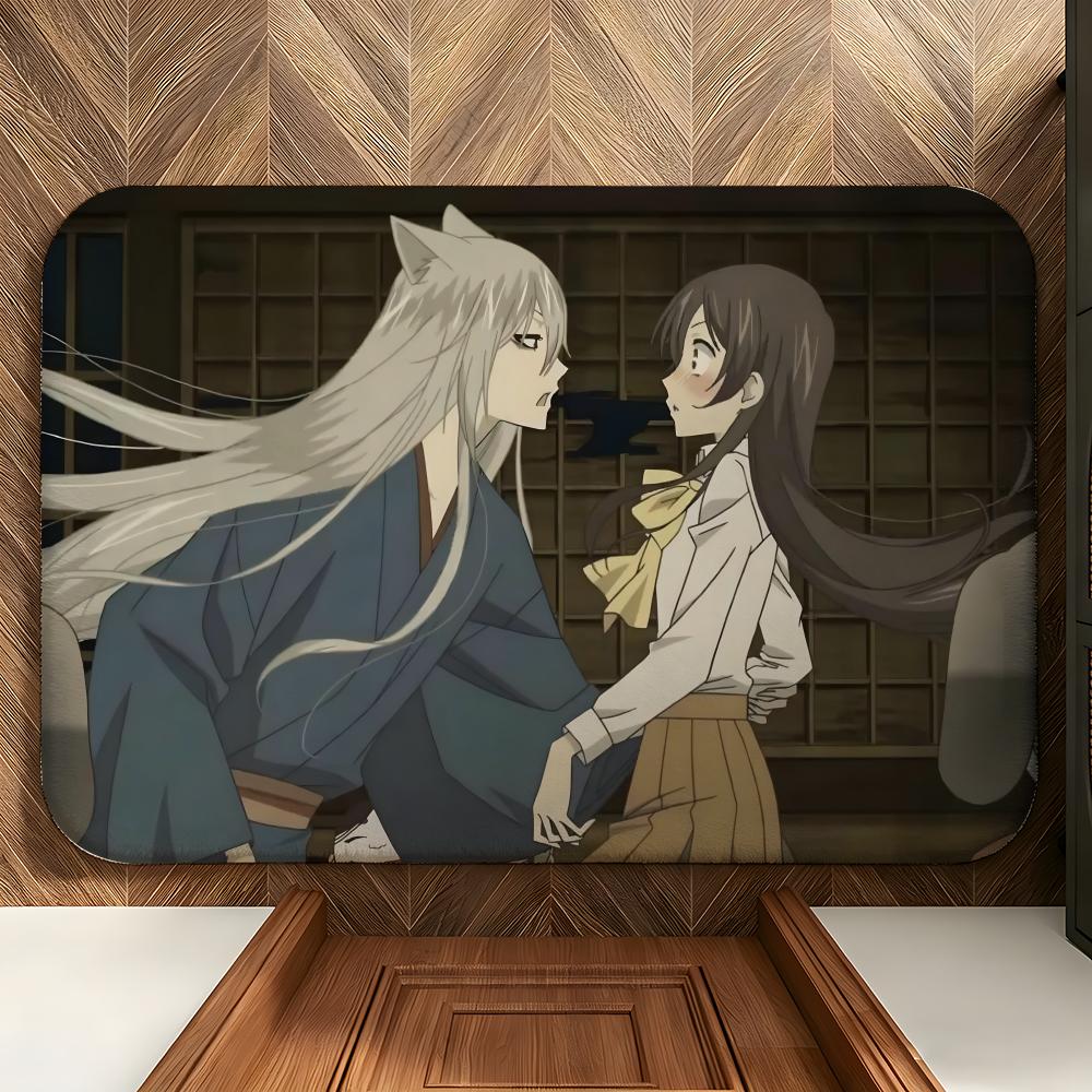 Anime K-Kamisama K-Kiss Floor Mat Soft Flannel Floor Mat Suitable for Entryways, Living Rooms, Bedrooms, and Bathrooms