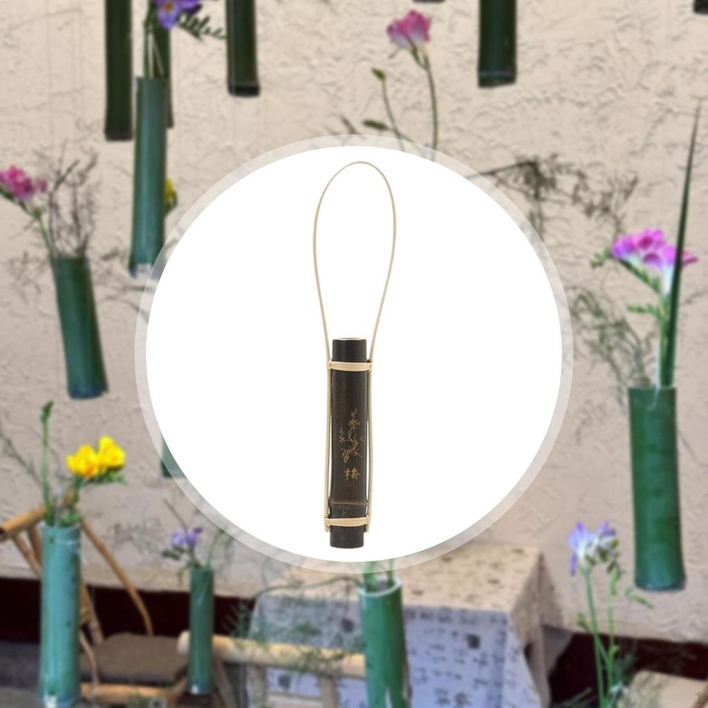 Bambus Blumenvase Tischmittelstück Dekoration für Tischplatte Modern Minimalistisches Design