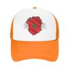 Morocco Flag Moroccan Mesh Baseball Cap Unisex Women Casual Sun Hats  Hat Breathable Summer Trucker Hat