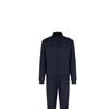 Emporio Armani EA7 Solid Color Zip Collar Long Sleeve Elastic Cuff Pants Casual Sports Suit Men suit Dark-Blue 7M000237-AF12449-UB102
