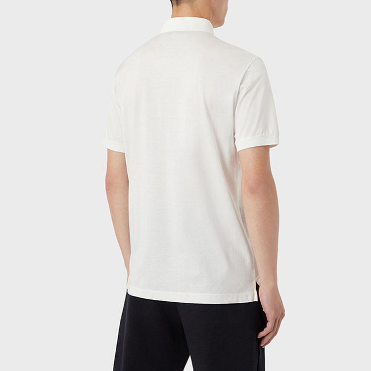 Emporio Armani Polo Shirts Men's Polo Collar Moderate Straight Fit 3L1FAL-1JUVZ-0101