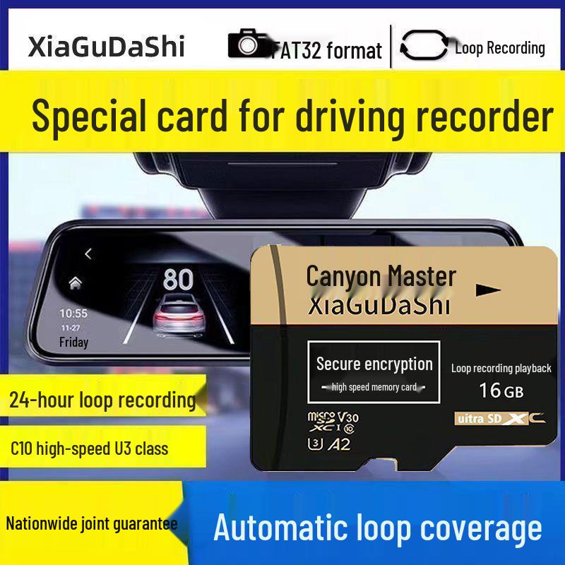 

Універсальна TF-карта: 512G Високошвидкісна для Камер, 128G для Відеоспостереження, 64G SD для Відеореєстраторів Dashboard Camera Dedicated + Full Loop Coverage