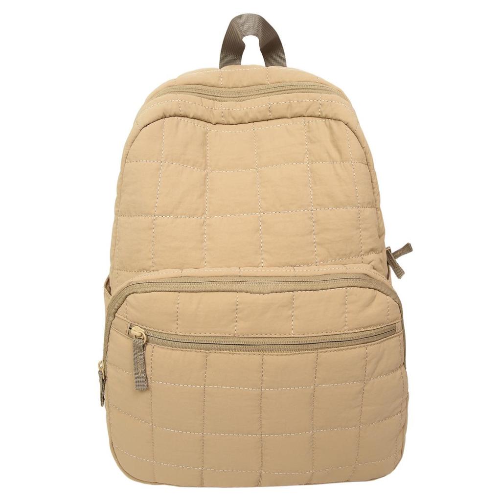 Women's Quilted Casual Outdoor Backpack - Large Capacity, Fashionable Laptop and Mummy Bag