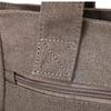 Bolsa Tote de Lona Color Sólida com Múltiplos Bolsos de Grande Capacidade Bolsa de Ombro Feminina Vintage para o Dia a Dia Bolsa Transversal