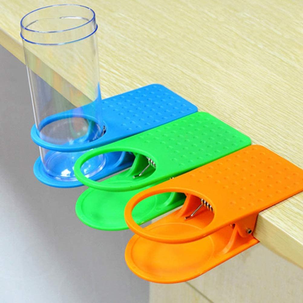 ZK30 4PCS Cup Holder Clip Multifunction Cup Holder with Clip for Drinking Water Coffee