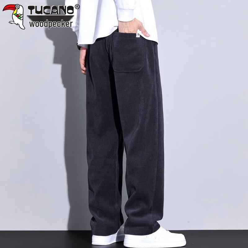 Tucano Men's Warm Corduroy Wide-Leg Casual Pants