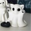 Mini Kitten Ghost Ornaments Afraid of Cute Desktop Atmosphere Halloween Feeling Send Girlfriend Cat Gift Home Decoration Crafts