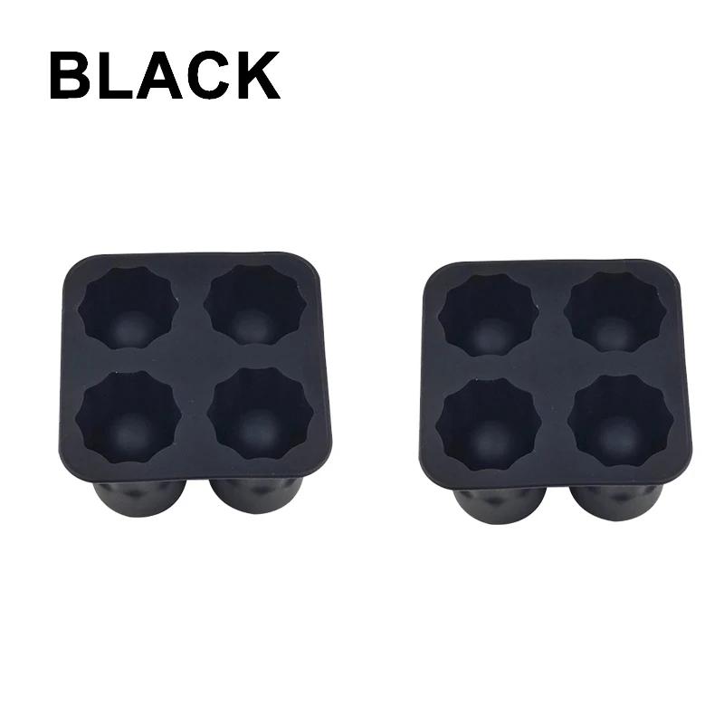 Silicone Ice molds Large capacity 4 cup /Trays for Freezer Reusable Whiskey Glass Ice Cubes Summer Bar Drinks Party Beer