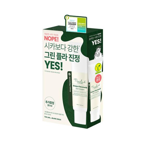 Stimulating and soothing BLANCDOUX Green Flavonoid Soothing Cream 50ml+30ml