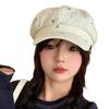 Korean Version of Sweet and Versatile Silver-burned Love Beret Autumn and Winter Casual Little Fragrance Style Octagonal Hat Women Fashion Painter Hat