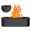 Flame Diffuser Humidifier Auto Off 150ml Essential Oil Diffuser 3 Timer Modes Quiet 7-color Simulated Flame Night Light USB   Humidifier for Home Be