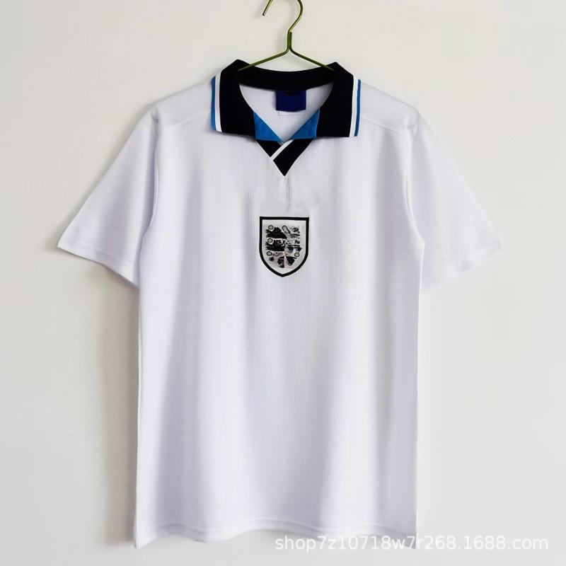 Vintage England Shirt Classic Collection 1990-1996-1998-2002 Home and Away Short Sleeve Football Shirt