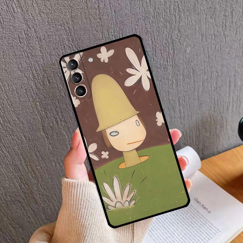 

Мультяшный Эстетичный Чехол для Телефона Yoshitomo Nara Для Samsung Galaxy S25 S26 Ultra S20 S21 S22 S23 S24 Plus S10 S25 FE Задняя Крышка Galaxy S26 Plus