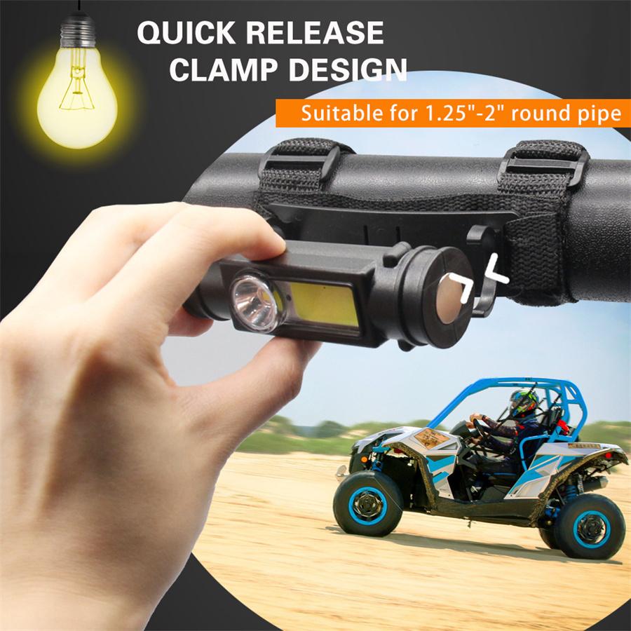 Universal Roll Bar LED Light Lamp For UTV ATV  Polaris Ranger RZR 570 800 900 XP 1000 Can-Am X3 Trail Yamaha